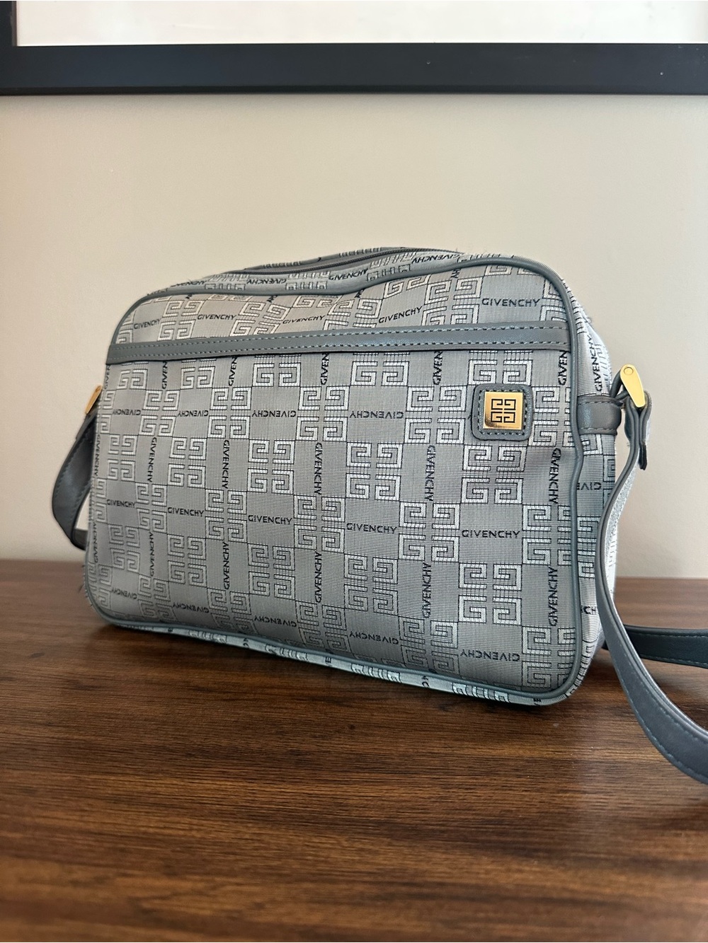 Givenchy Vintage Monogram Gray Crossbody